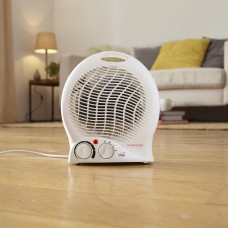 Neo White Portable Heater Electric Fan 2000W