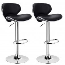 Black Madison Deluxe Bar Stools