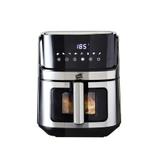 Neo Black Electric 6.5L Digital Air Fryer with Glass Viewing Window