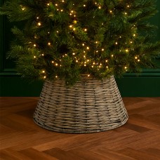 Neo Hand-Woven Willow Christmas Tree Skirt Wicker Tree Collar Neo Hand-Woven Willow Christmas Tree Skirt Wicker Tree Collar