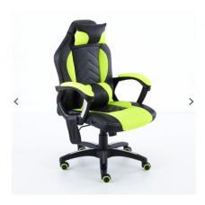 Neo Massage Lime Racing Car PU Leather Gaming and Office Chair