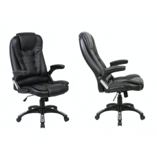 Neo Massage PU Leather Office Chair Black