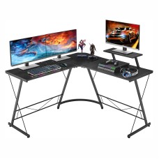Neo Black Corner L-Shaped Computer Desk