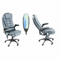 Neo Massage PU Leather Office Chair Grey