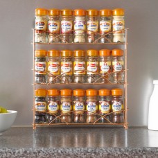 Tabletop 3 Tier Free Standing Spice Rack - 3 Colours