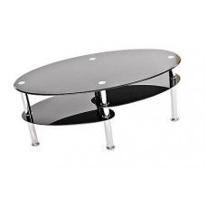 Black  2 Tier Coffee Table