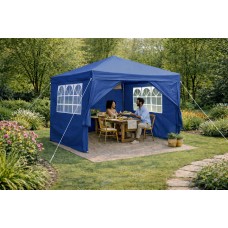 Neo 3Mx3M  Gazebo, Waterproof Party Tent Camping Canopy Marquee with Carry Bag Blue